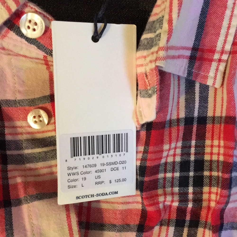 Lightweight Plaid Flannel Shirt - Picture 3 of 8